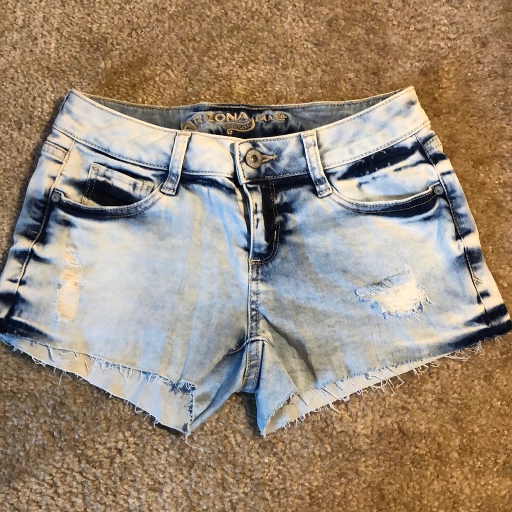 Denim shorts